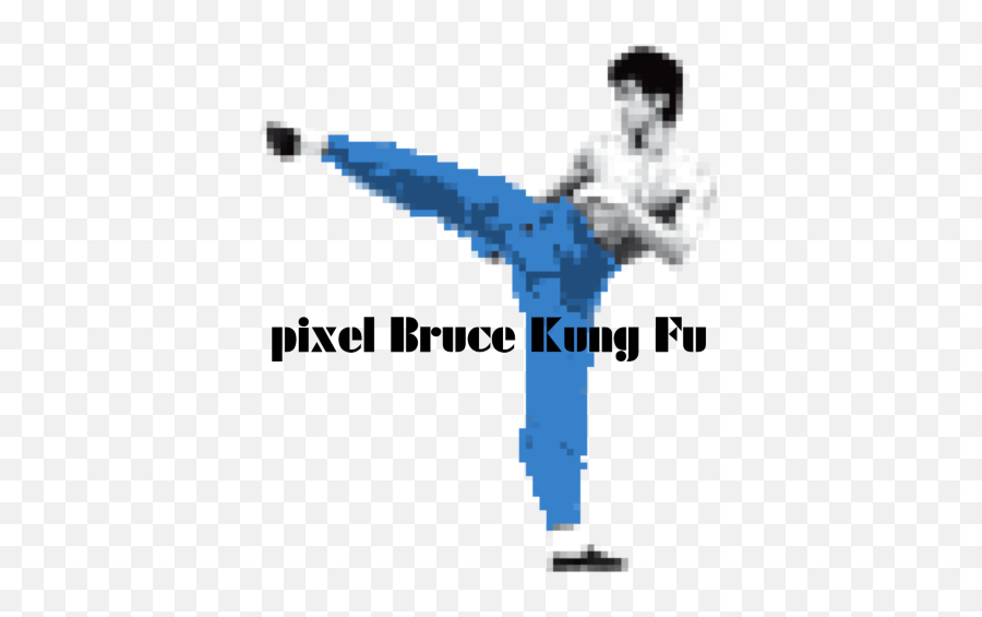 Pixel Bruce Kung Fu By Niborset66 - Bruce Lee Png,Kung Fu Png