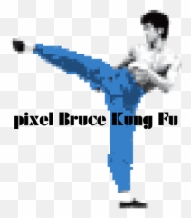 Pixel Bruce Kung Fu By Niborset66 - Bruce Lee Png,Kung Fu Png