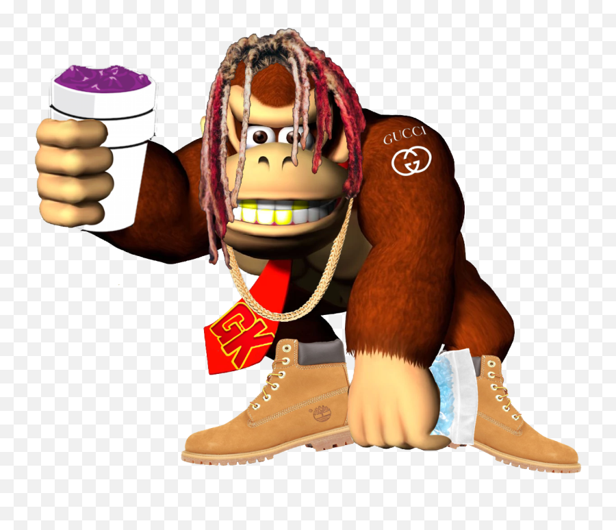 Download Donkeykong - Donkey Kong Trans Rights Png Image Donkey Kong 64 Png,Diddy Kong Png