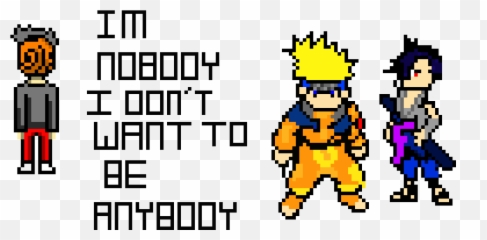 Naruto Pixel Art Obito Uchiha Maker - Naruto Png,Obito Png