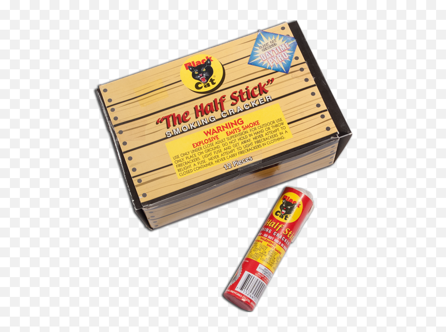 Download Half Stick Smoke Cracker - Smoke Bomb Stick Png Buy Black Cat Firecracker,Smoke Bomb Png