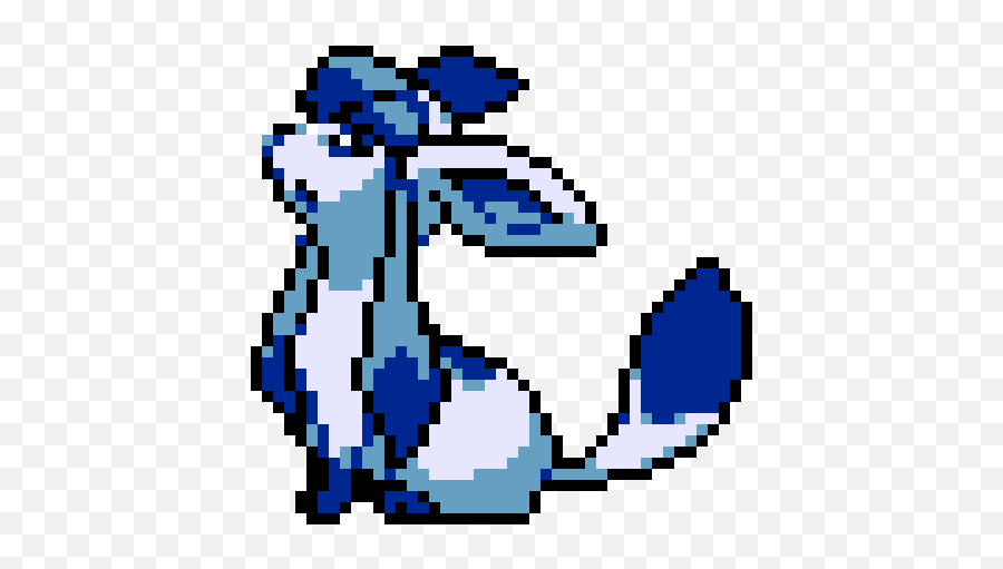 Glaceon - Glaceon Cross Stitch Pattern Png,Glaceon Png