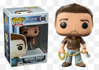 Nathan Drake Brown Shirt Us Exclusive - Funko Pop png