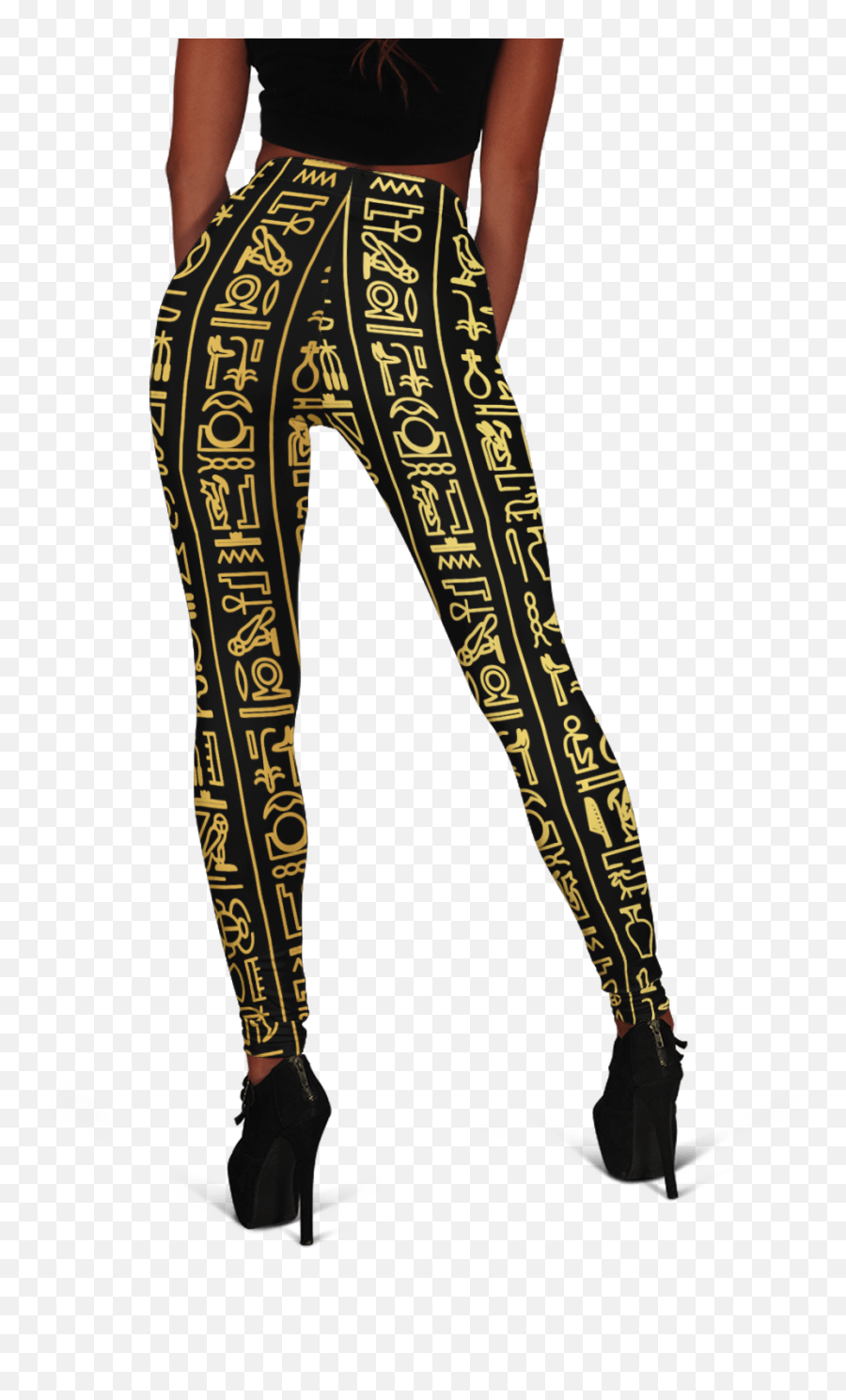 Egyptian Hieroglyphics Leggings 3 - Ankh Png,Hieroglyphics Png