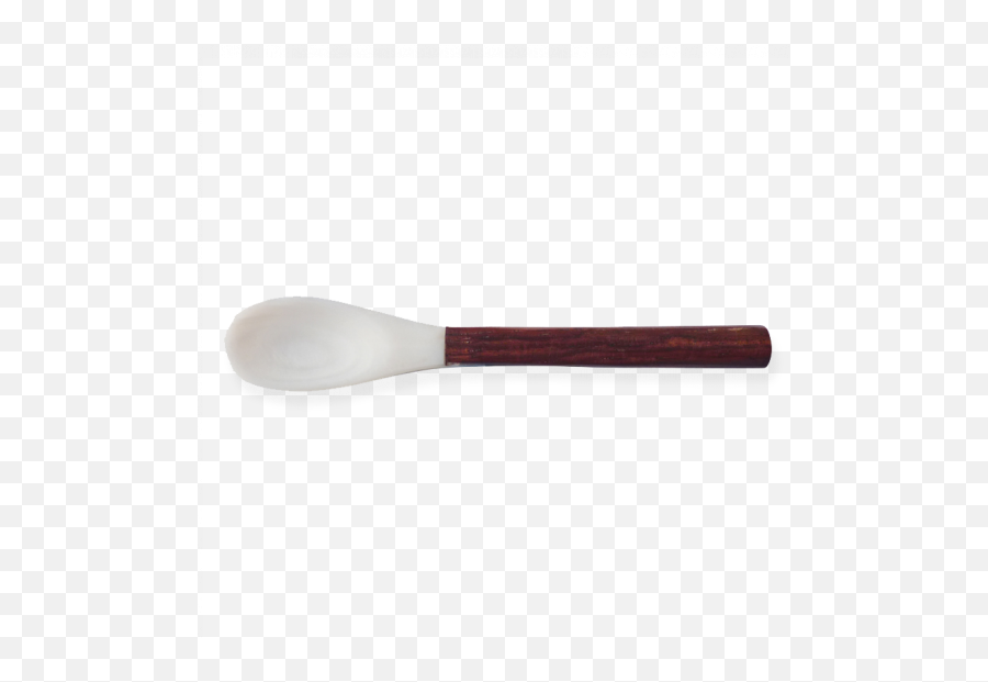 Mother Of Pearl And Wood Caviar Spoon U2013 9cm - Wooden Spoon Png,Spoon Transparent
