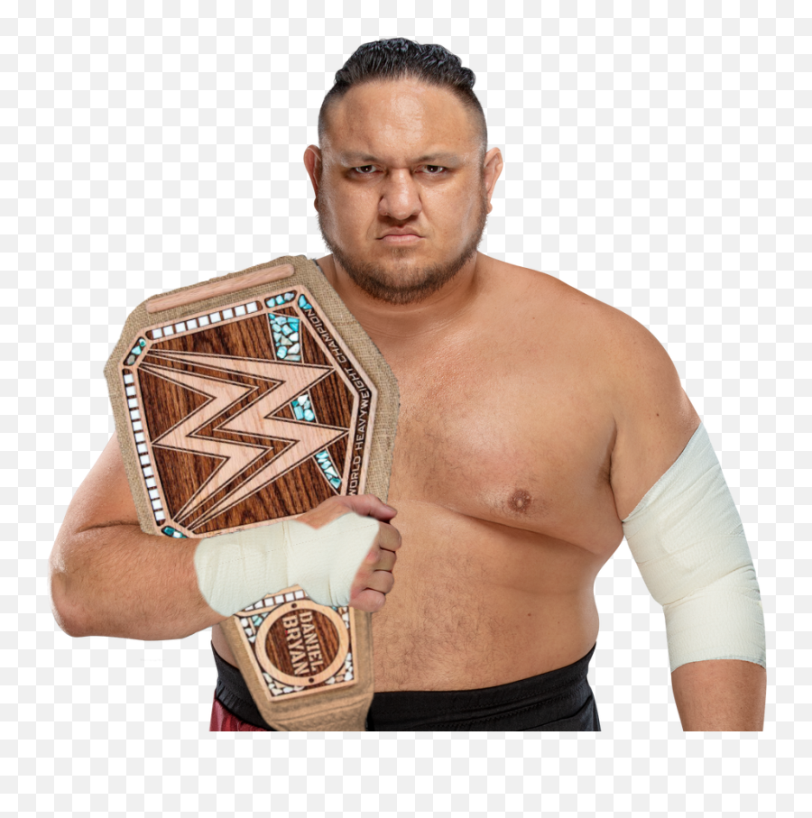 Pin - Samoa Joe As Wwe Champion 2019 Png,Samoa Joe Png