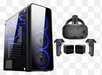 Hst Blaze Ryzen 5 2600 8gb Gtx1660 6gb Customisable Htc Vive - Computer Case Png,Htc Vive Png