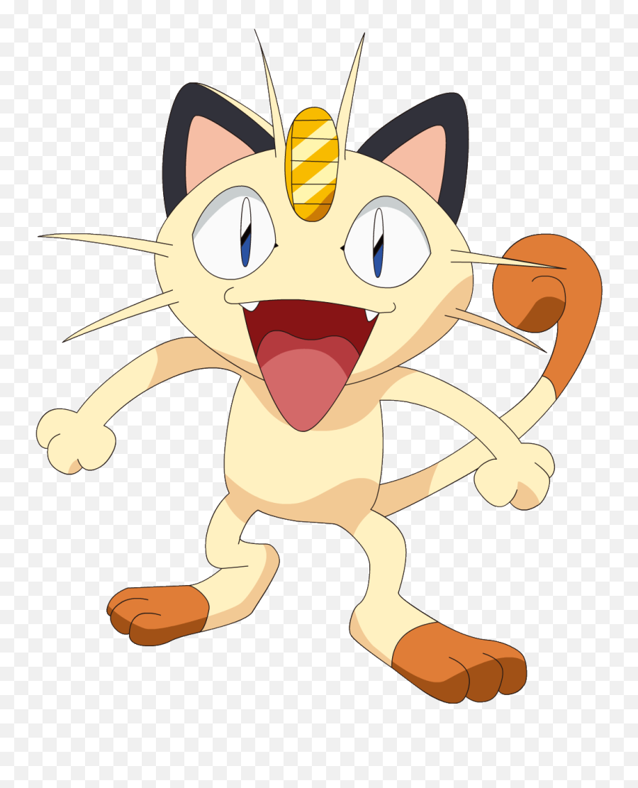 Pokemon Meowth Png 1 Image - Meowth Png,Meowth Png