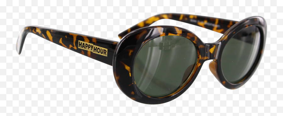 Happy Hour Beach Party Sunglasses Tortiose Brown - Reflection Png,Clout Glasses Png