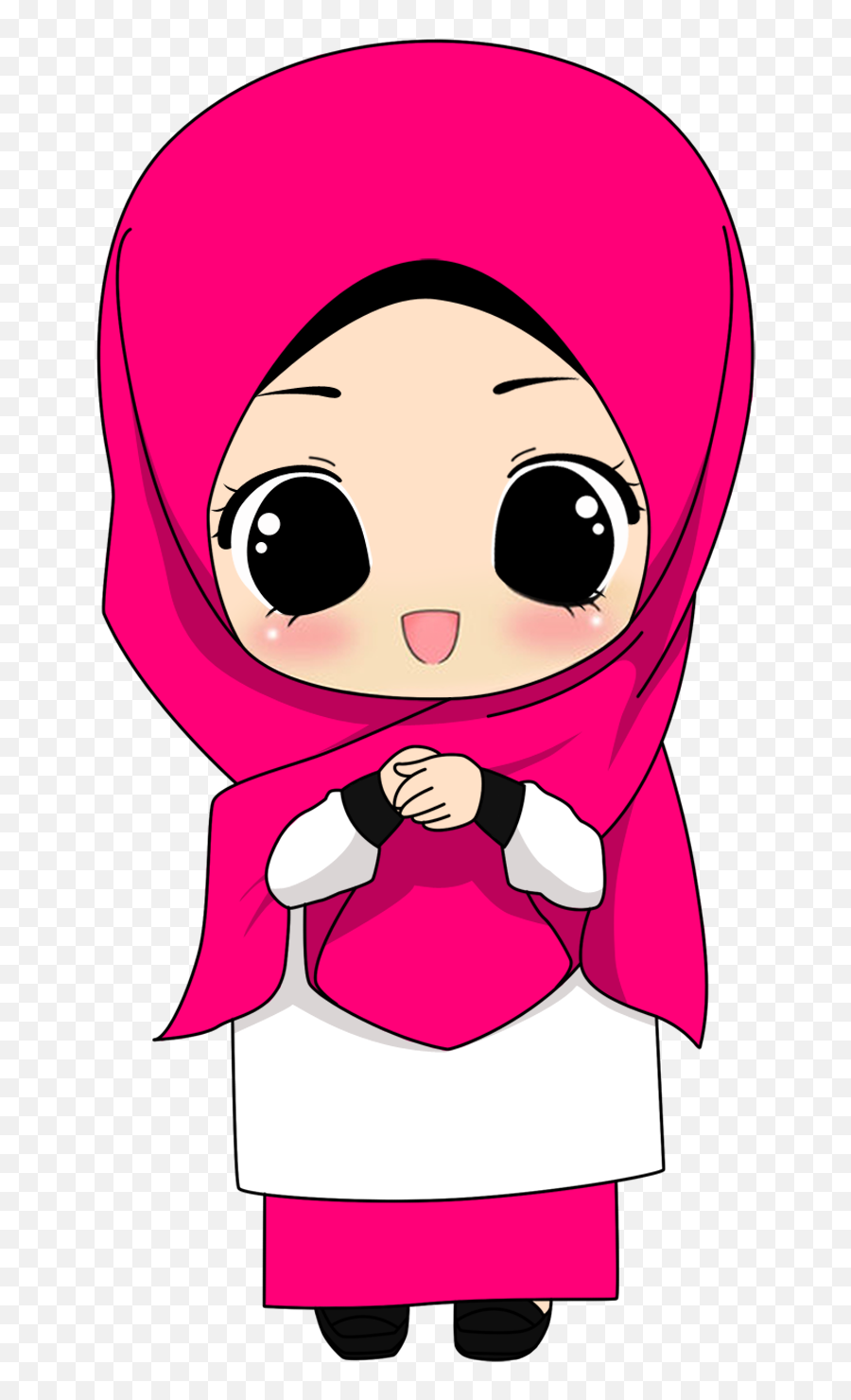 Muslim Islam Quran Hijab Cartoon - Gambar Anak Perempuan Muslim Kartun Png,Muslim Png