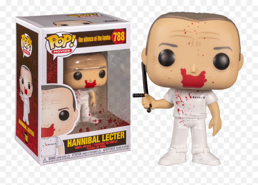 Silence Of The Lambs - Hannibal Lecter Pop Figure Png,Cartoon Blood Splatter Png