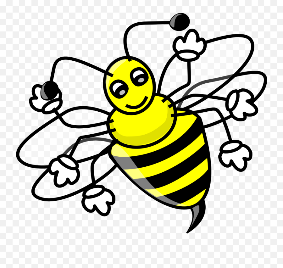 Bee Clipart Frpic - Bumble Bee Cannot Fly Png,Bee Clipart Png