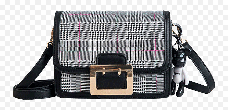 Womenu0027s Handbag Checkered Pattern Envelope Mini Bag - Shoulder Bag Png,Checkered Pattern Png