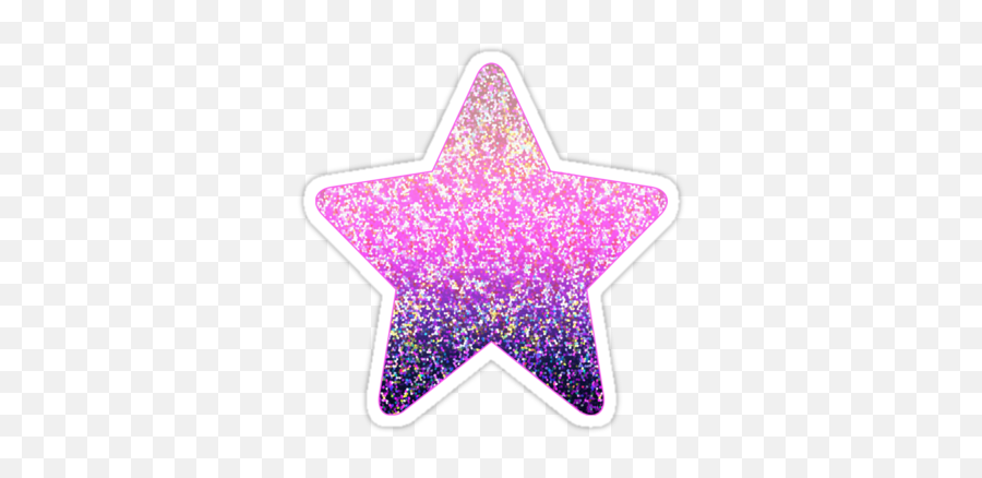 Glitter Graphic Sticker Stickers - Png Pink Star Sticker,Star Sticker Png