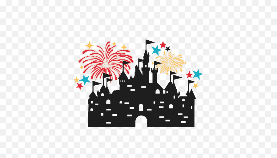 Pin By Kara Prior - Disney Castle With Fireworks Svg Png,Castle Silhouette Png