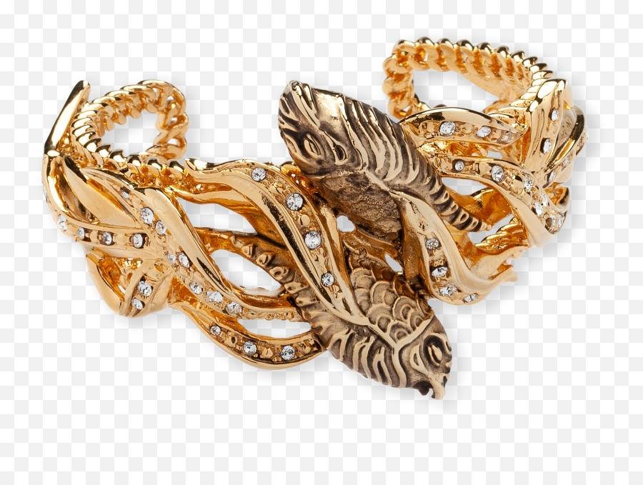 Butterfly Fish Gold Bracelet Png