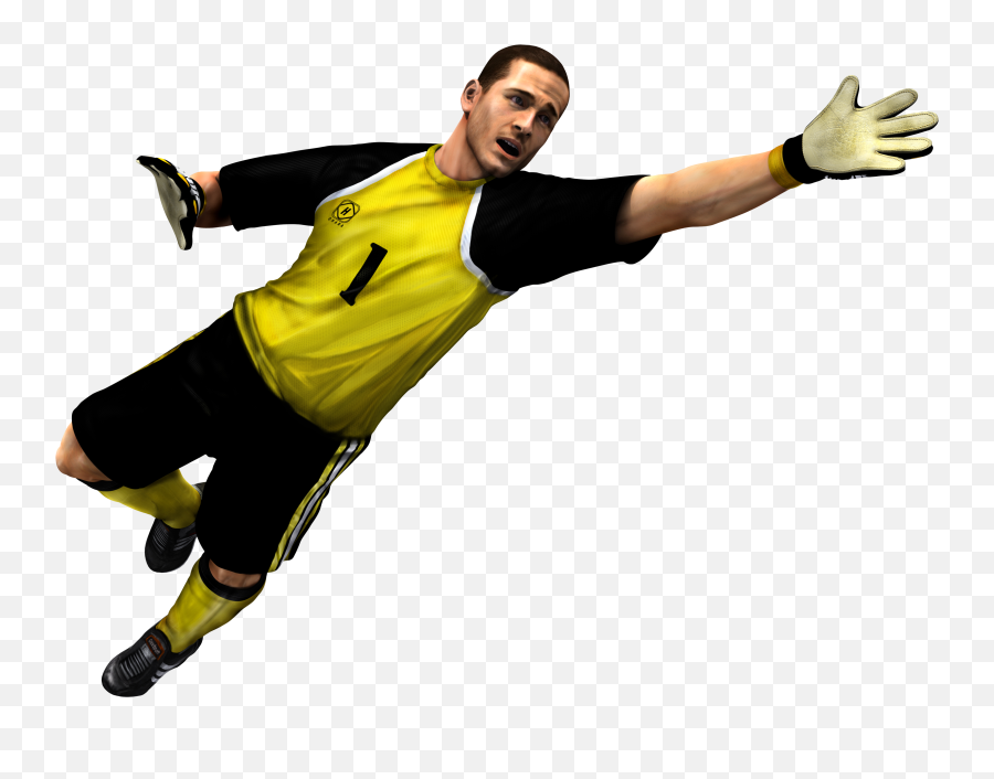 Download Soccer Goal Cartoon Png - Portero De Futbol Png Football Goalkeeper Png,Soccer Png