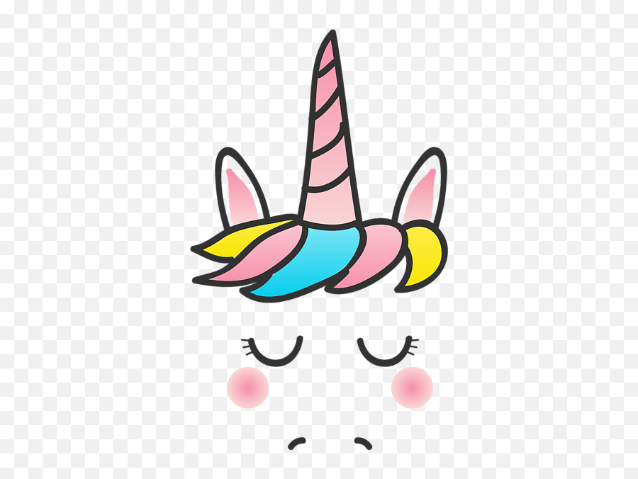 Cute Unicorn Face Bath Towel - Unicorn Face Png,Unicorn Face Png