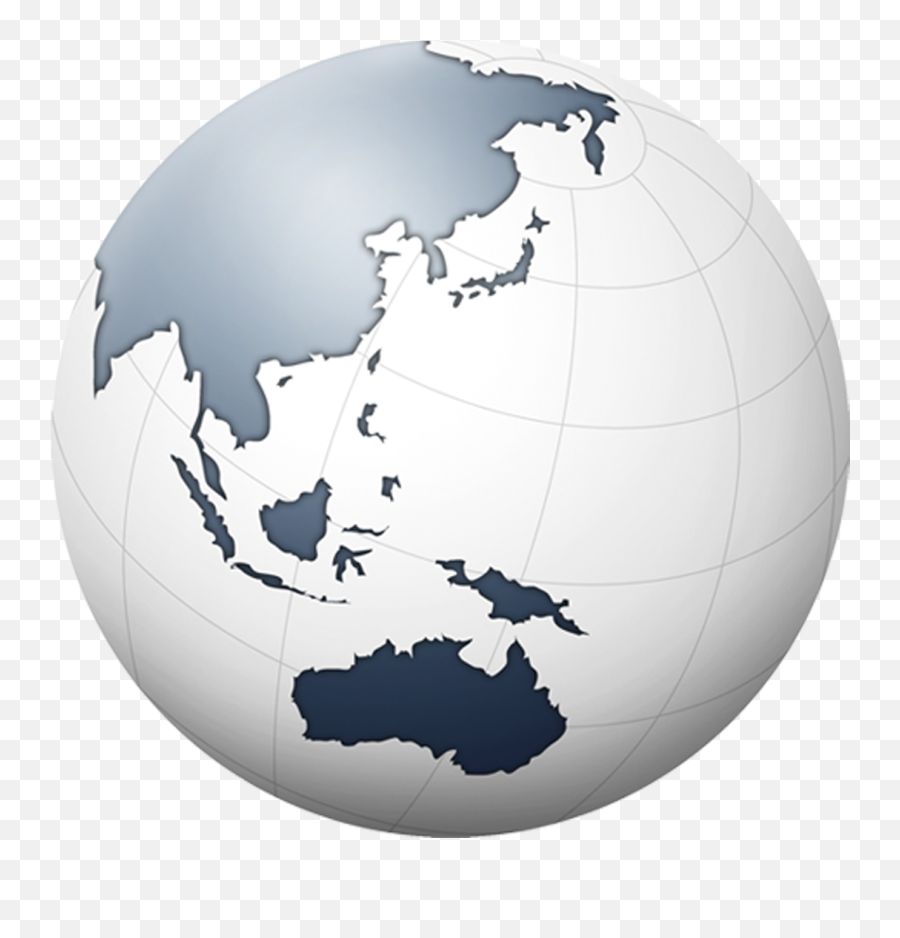Asia Globe Png Clipart All - Southeast East On A Globe,Earth Globe Png