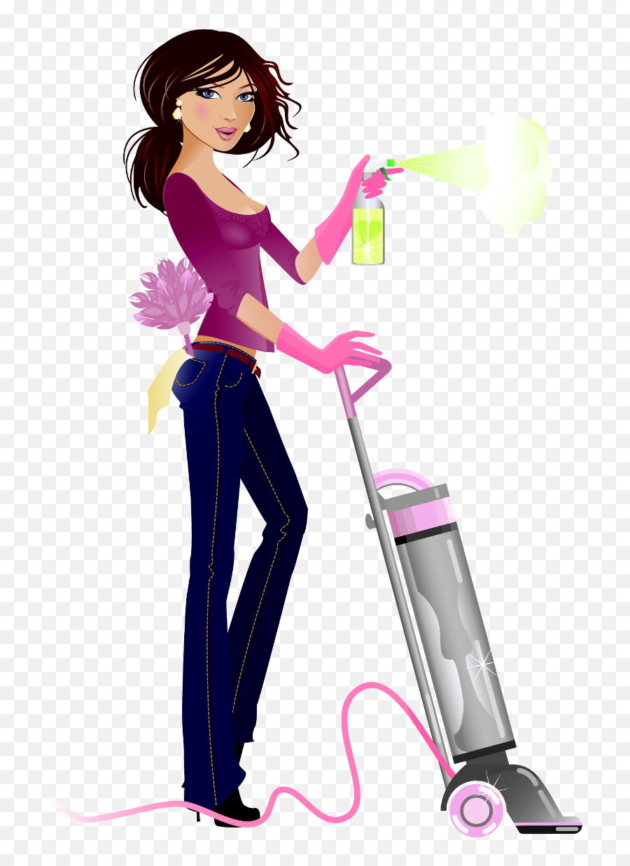 Clipart Png Woman Transparent Free For - House Cleaning Lady,Wonder Woman Clipart Png