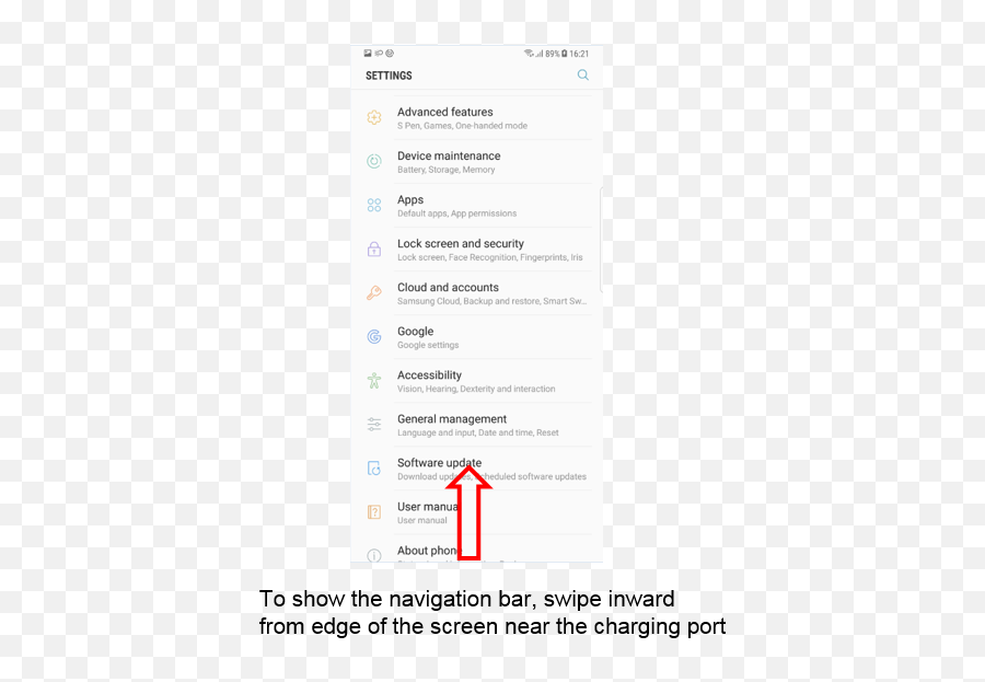 Galaxy Note8 How Can I Viewhide The Navigation Bar - Vertical Png,Fortnite Health Bar Png