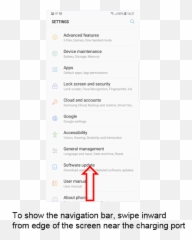 Galaxy Note8 How Can I Viewhide The Navigation Bar - Vertical Png,Fortnite Health Bar Png