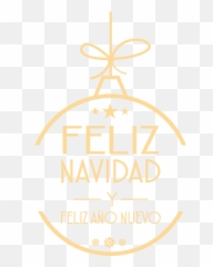Adhesivos Para La Navidad Con Texto Feliz Y - Circle Png,Feliz Navidad Png