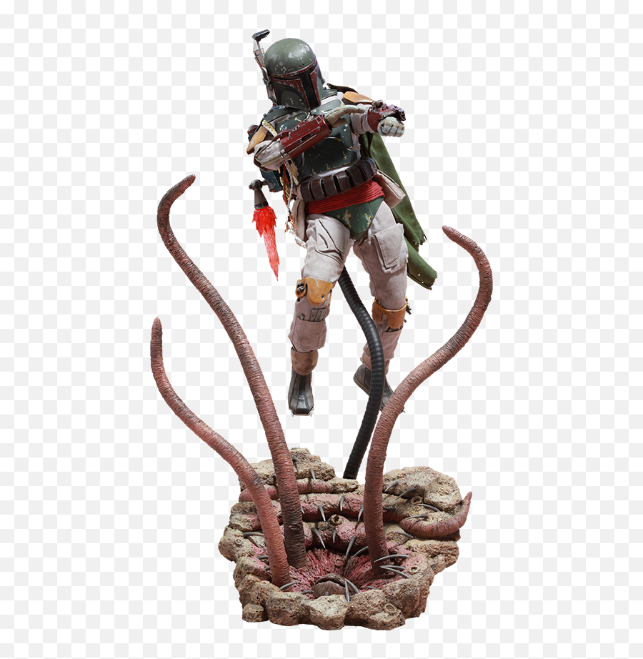 Star Wars Action Figures Boba Fett Png - Star Wars Hot Toys Boba Fett,Scale Figures Png