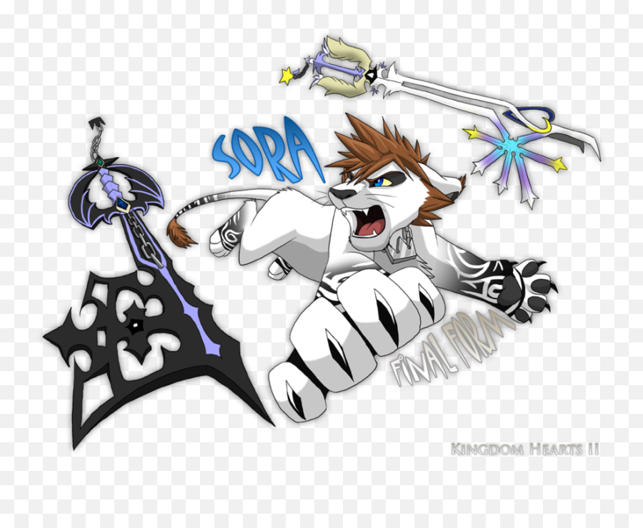 Lion Sora From Kingdom Hearts 2 Images - Kingdom Hearts Lion Sora Forms Png,Kingdom Hearts Sora Png