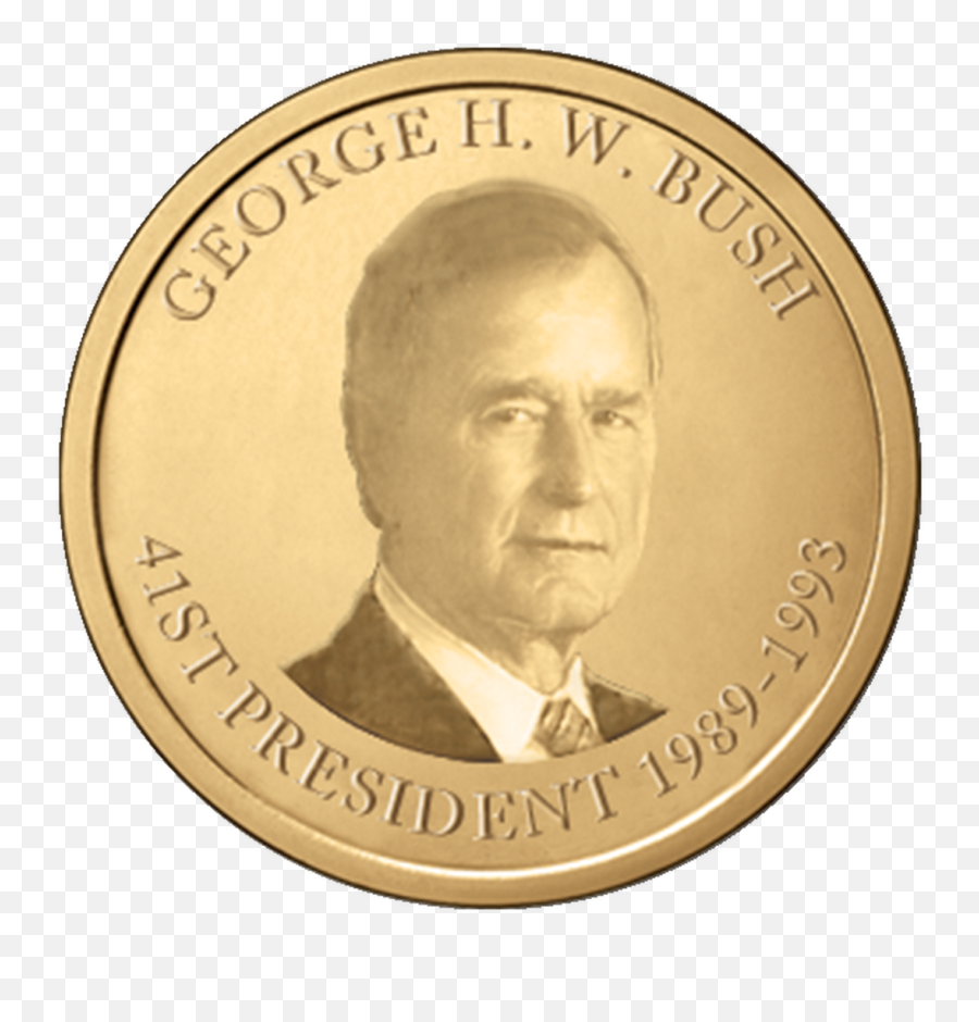 George H W Bush Presidential Commemorative Coin - Coin Png,George Bush Png