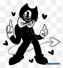 Coloring Book Bendy And Inkne Pages 597896 Boris Png