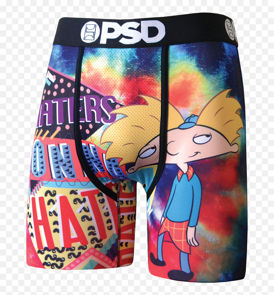 Psd Underwear Menu0027s 90u0027s Hey Arnold Ii Boxer Brief Red - Psd Underwear Hey Arnold Png,Hey Arnold Transparent