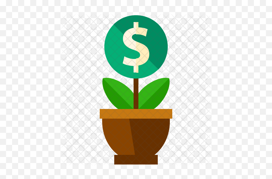 Grow Money Icon - Money Plant Vector Png,Money Icon Transparent