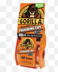 Heavy Duty Packaging Tape Tough Wide - Gorilla Tape Tough Wide Png,Gorilla Glue Logo