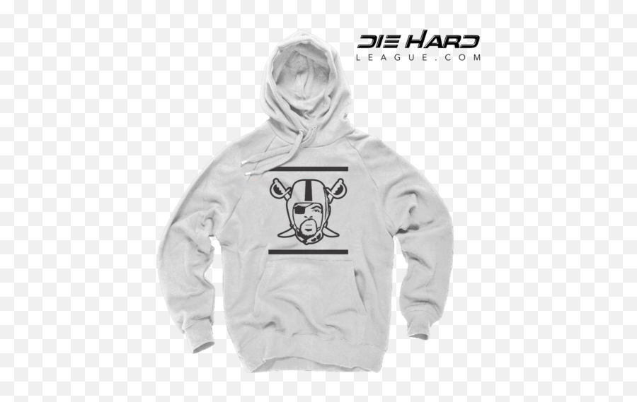 Oakland Raider Hoodies - Ice Cube Raiders Logo White Hoodie Png,Oakland Raiders Logo Png