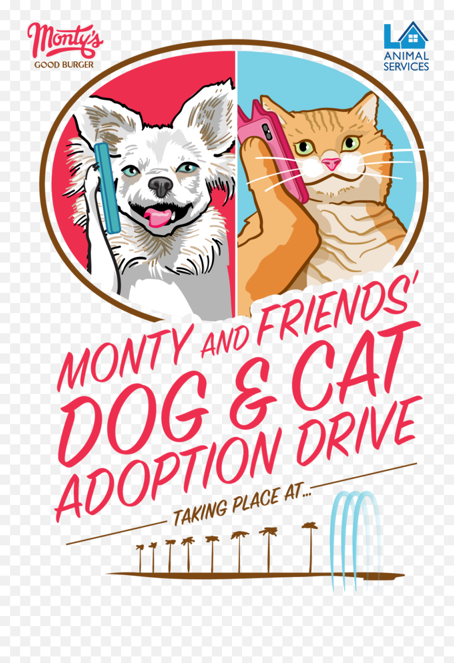 Dog U0026 Cat Adoption Drive U2014 Montyu0027s Good Burger - Kitten Png,Transparent Cat