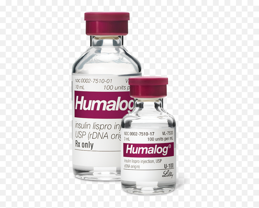 Humalog Insulin Vial Transparent Png - Humalog Insulin Vial,Vial Png