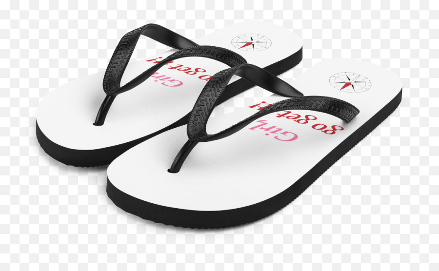 Llg Motto Girl Go Get It White Flip Flops W Logo 2 Styles U2014 Ladiesu0027 Life Guide Png Flop Icon