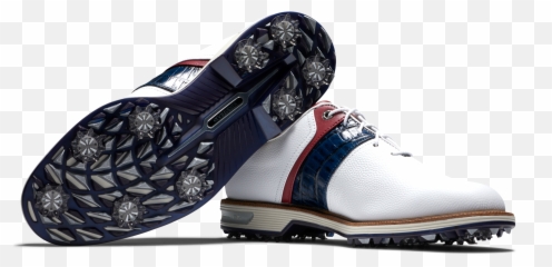 Classic Style Mens Spiked Golf Shoe - Round Toe png