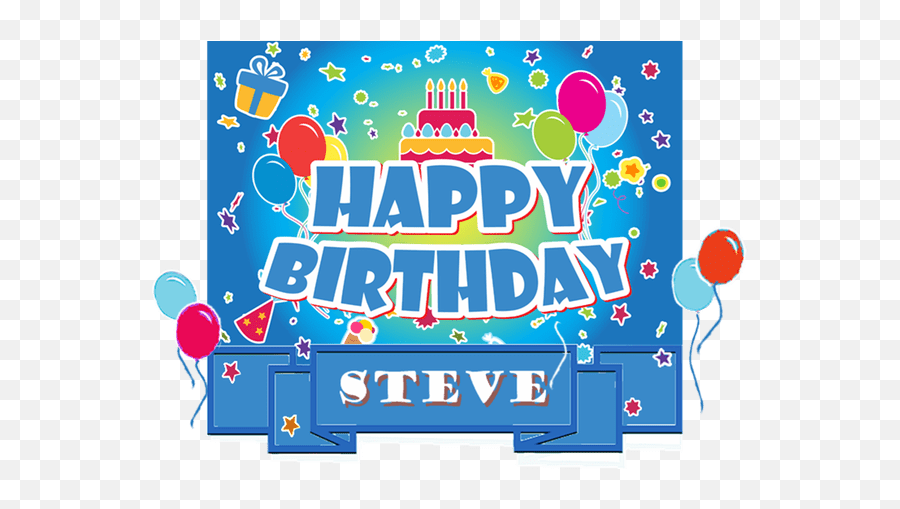Happy Birthday Steve - Happy Birthday Steve Png,Happy Birthday Victorian Girl Icon