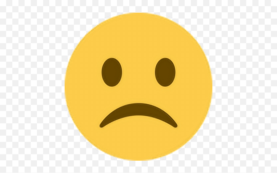 Frown Sad Upset Unhappy Emoji Sticker By Chloe - Guiyuan Buddhist Temple Png,Frowning Happy Face Icon