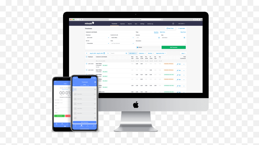 Minute7 - Quickbooks Time And Expense Tracking Minute7 Png,Quickbooks Icon Png