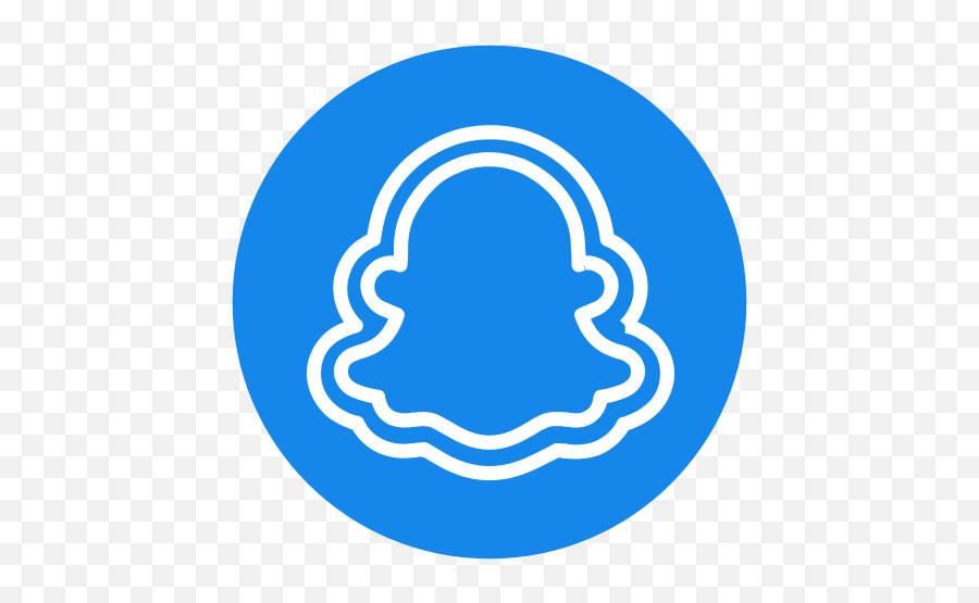 Chat Photo App Ghost Snapchat Icon - Dot Png,Blue Icon Snapchat