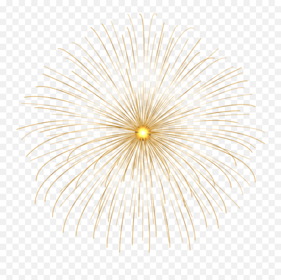 Fireworks Clipart Golden Transparent Free - Fireworks Clipart Gold Png,Fireworks Clipart Png