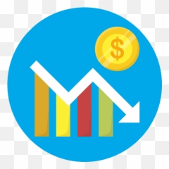 Taking Warehouses Off The Energy Grid - Graph Down Icon Png