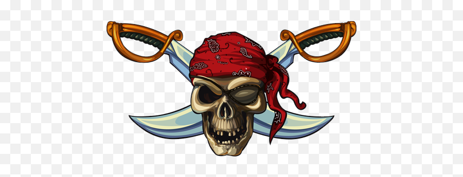 Pirates Png Transparent Images - Pirate Skull And Crossbones Png,Pirate Transparent