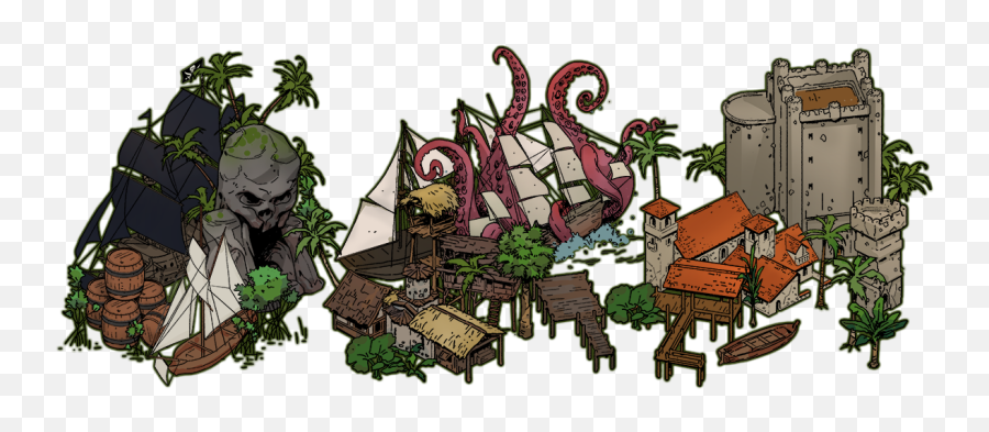 Packs Wonderdraft - Fictional Character Png,Pirate Map Icon
