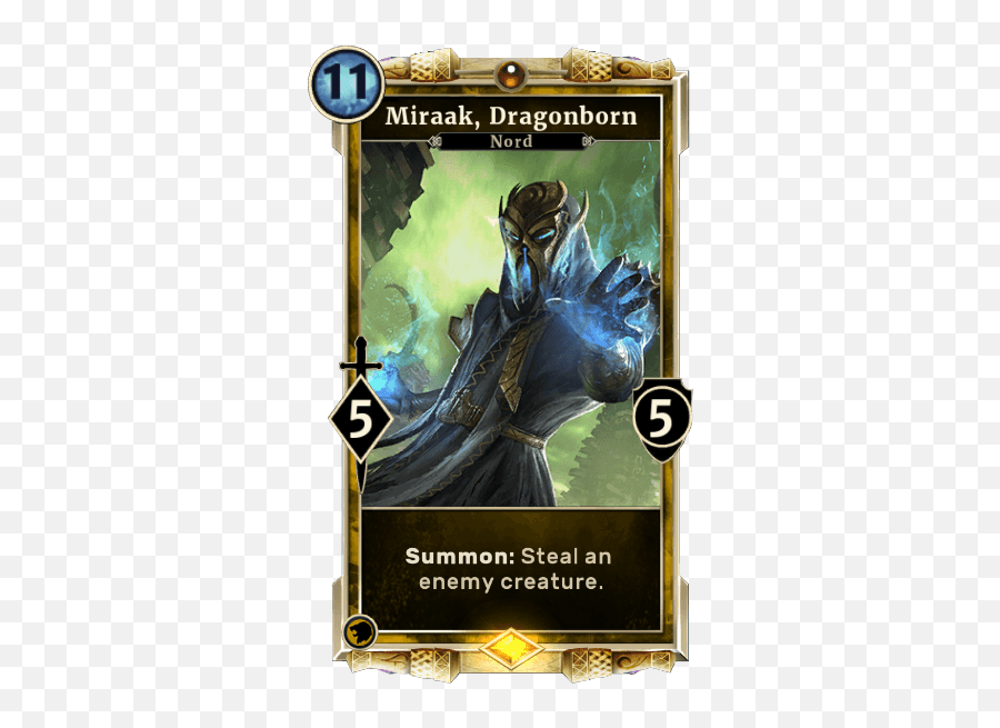 Download Hd Miraak Dragonborn - Elder Scrolls Legends Miraak Png,Dragonborn Icon