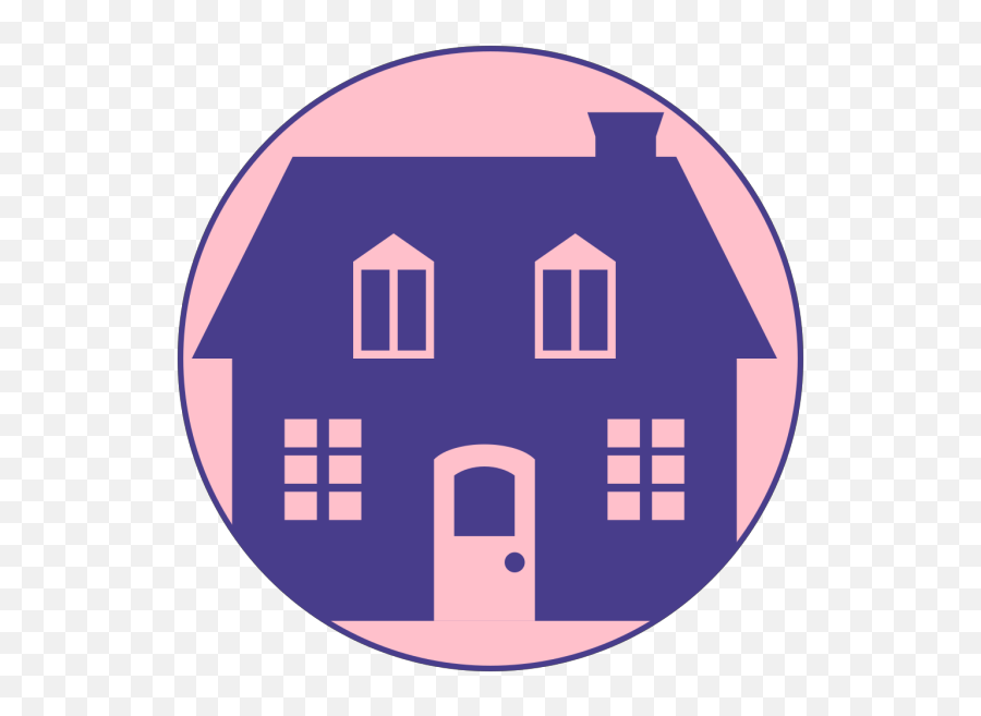 Little Blue House With Pink Background Png Svg Clip Art For - Game Jelly Truck,Gambar Icon Rumah