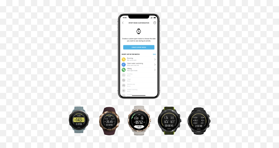 How Do I Customize Sport Modes With Suunto App Ios - Watch Strap Png,Ios 7 Icon Pack Png